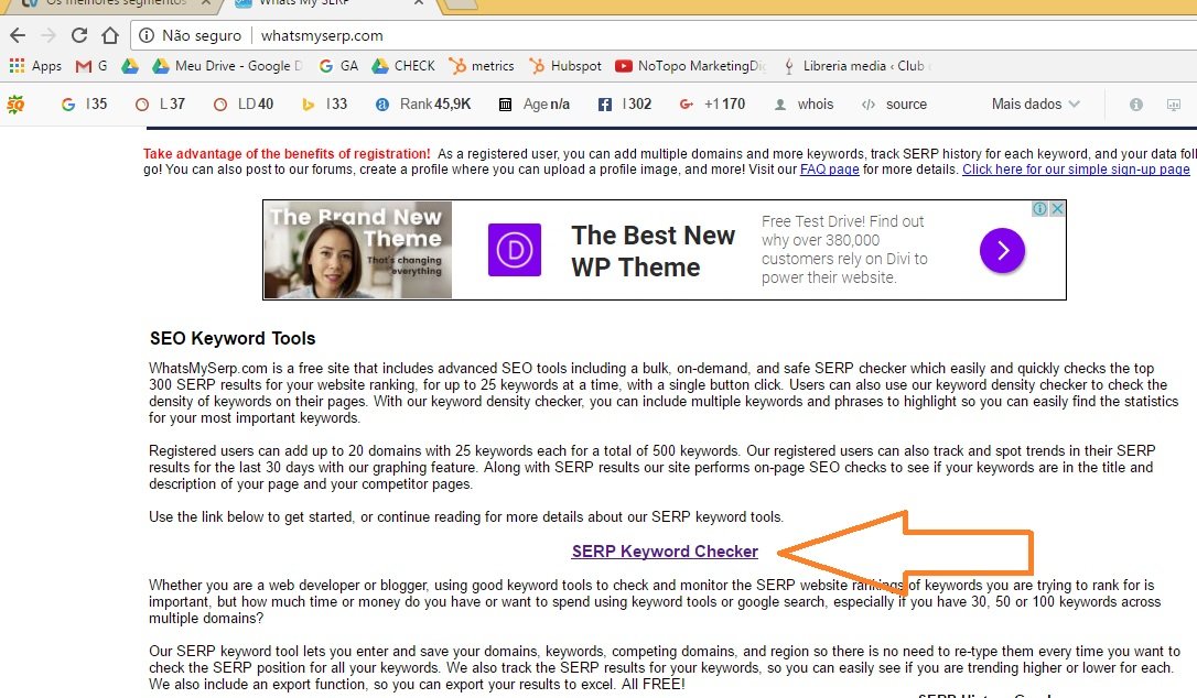 Whatsmyserp - Link Checker