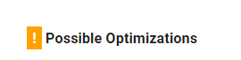 Regras que precisam de melhoria no seu site.