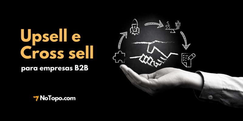 imagem destacada com a expressão Upsell e cross sell