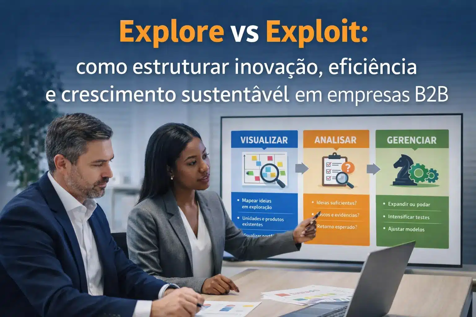 Explore vs Exploit: modelo de negócio para empresas B2B
